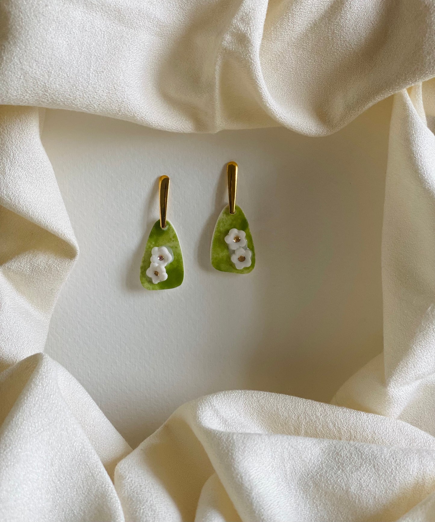 Porcelain Earrings- #01