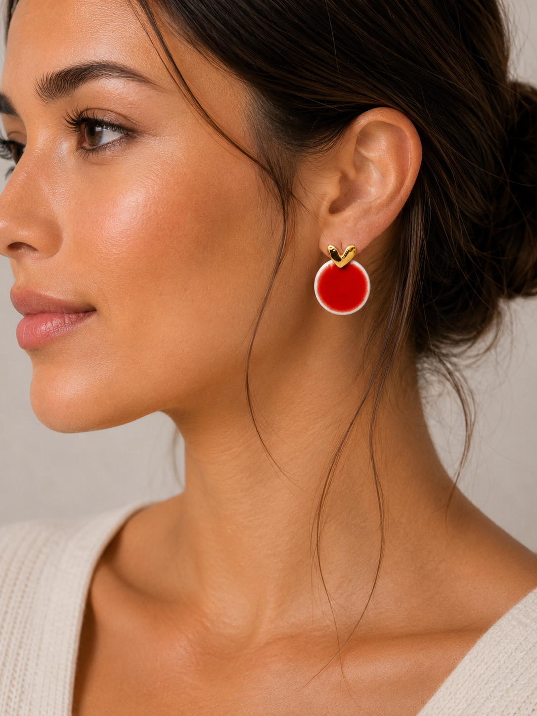 Porcelain Earrings- #23
