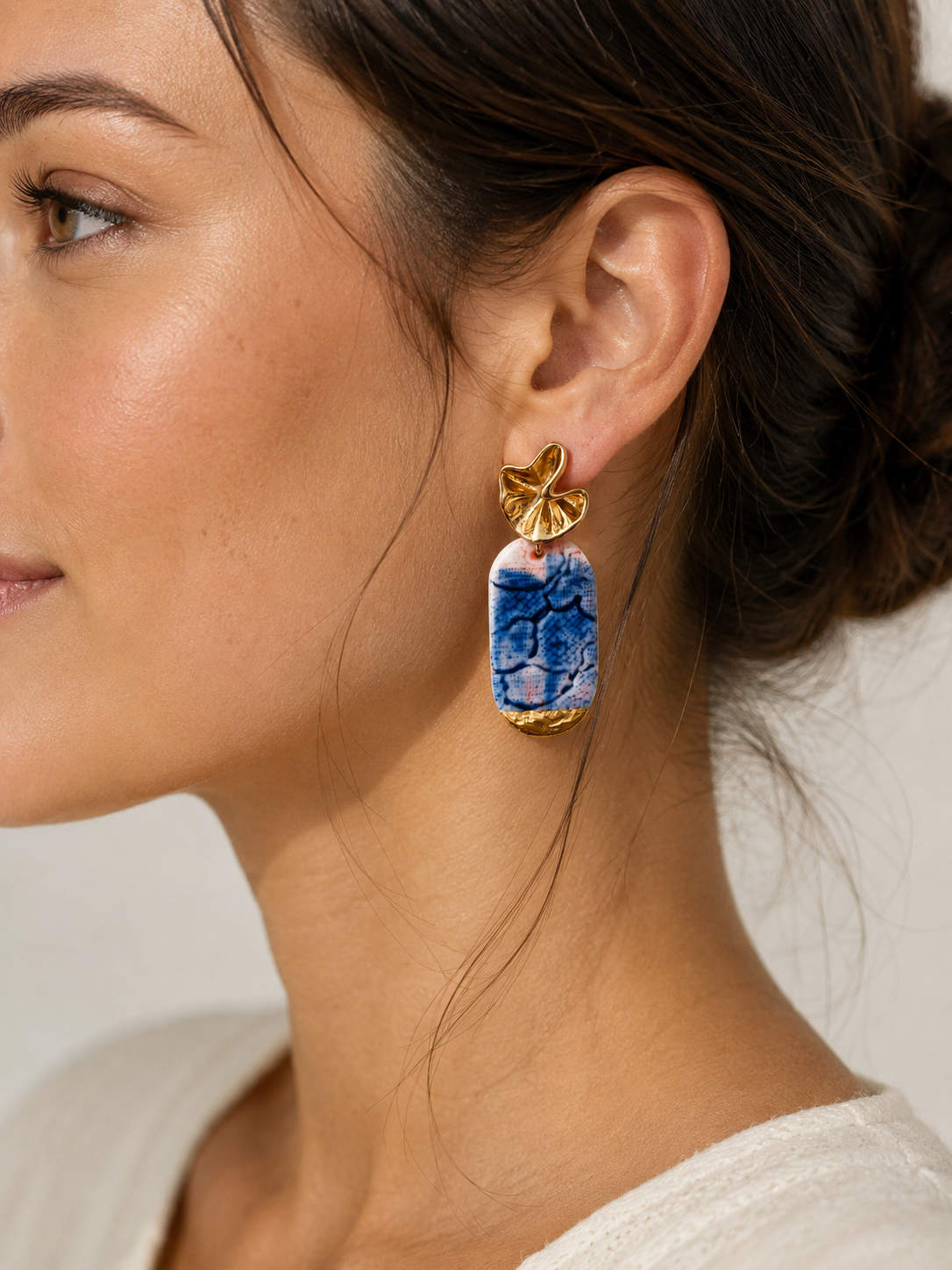 Porcelain Earrings- #20