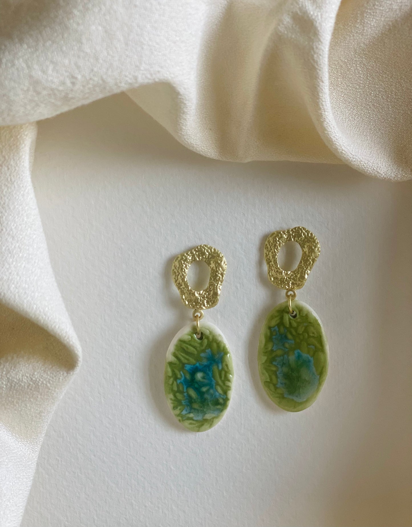Porcelain Earrings- #03