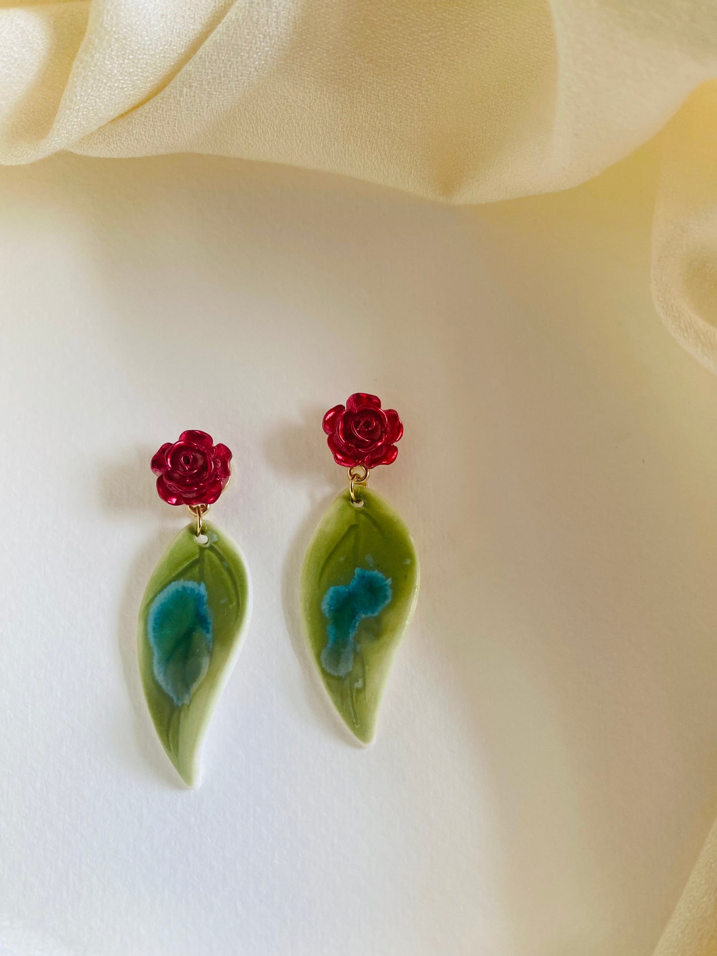 Porcelain Earrings - #07