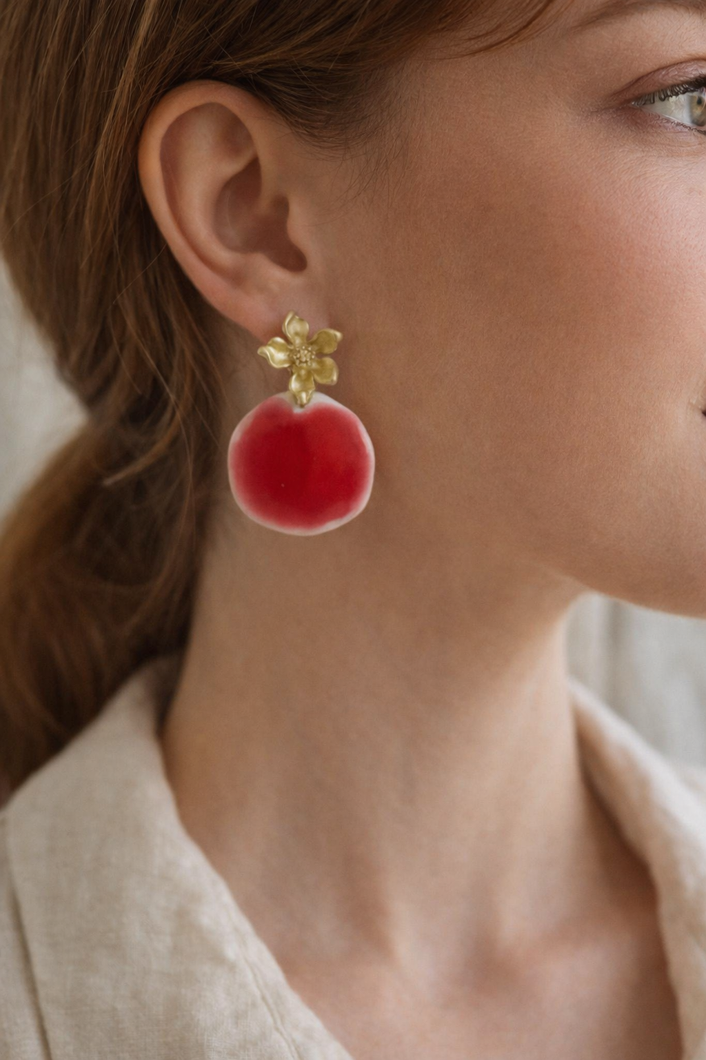 Porcelain Earrings - #10