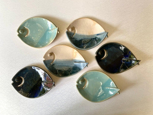 Flying Fish Tea Plates