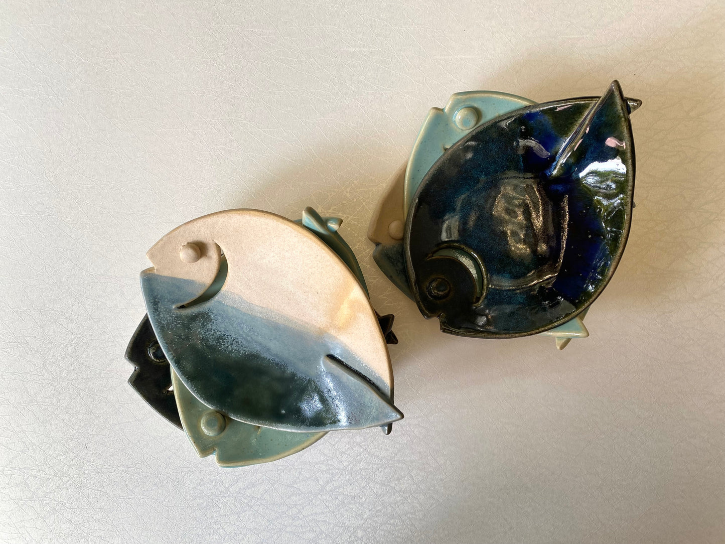 Flying Fish Tea Plates