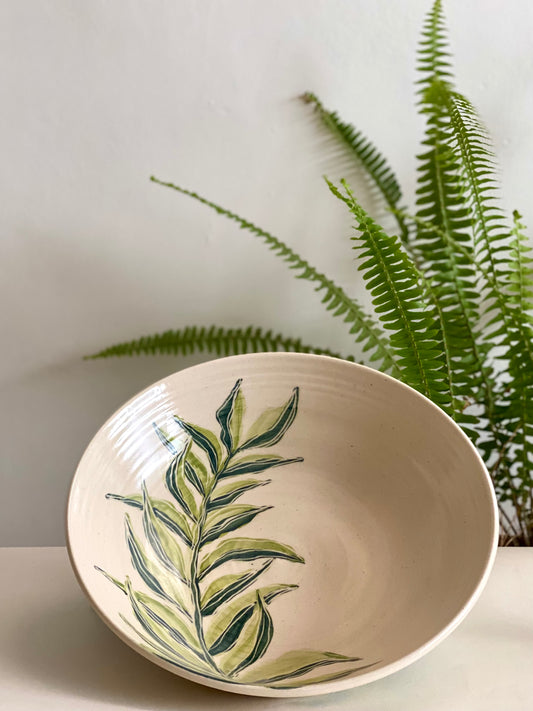 Tropical Leaves Bowl