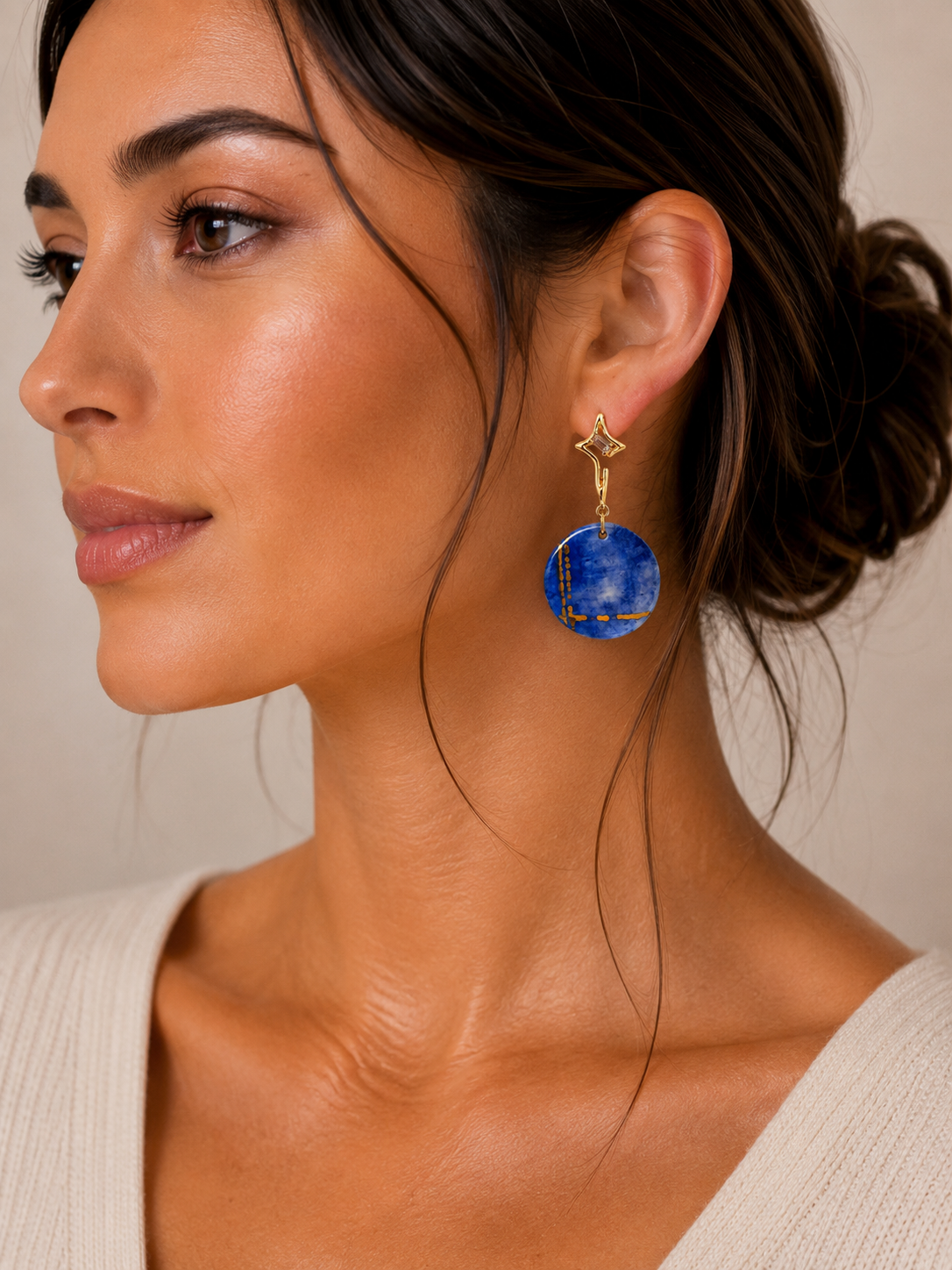 Porcelain Earrings- #16