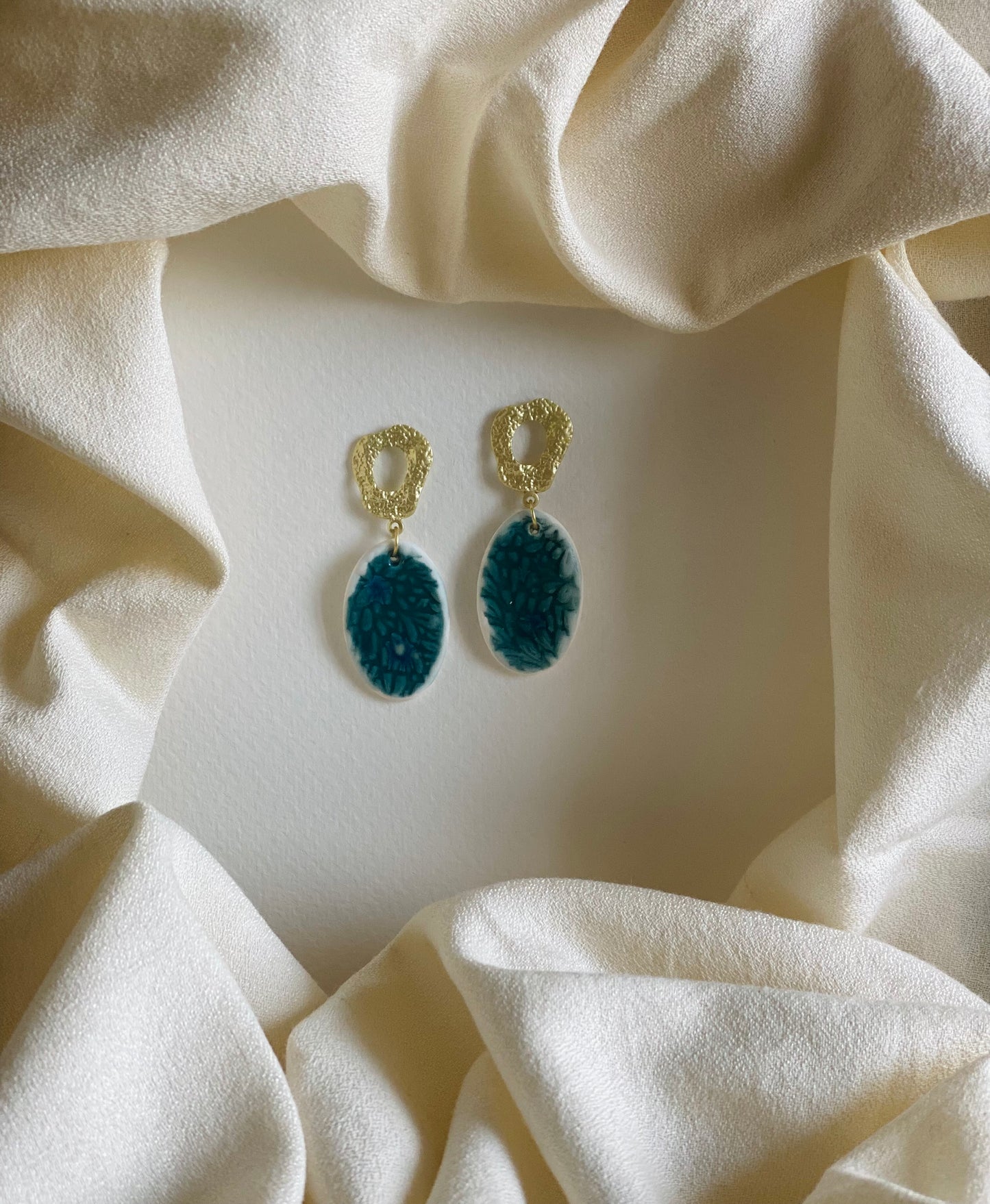 Porcelain Earrings- #03