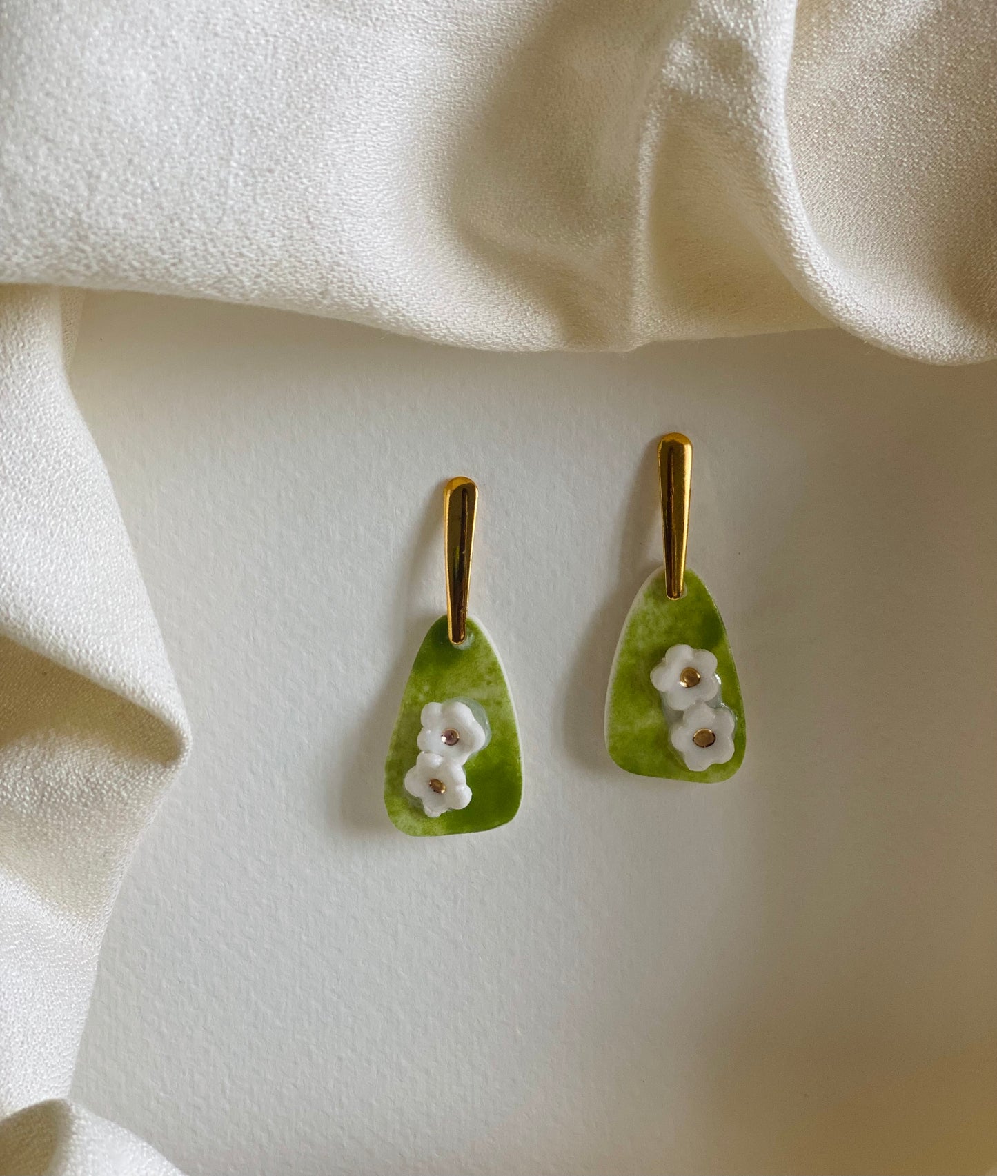 Porcelain Earrings- #01