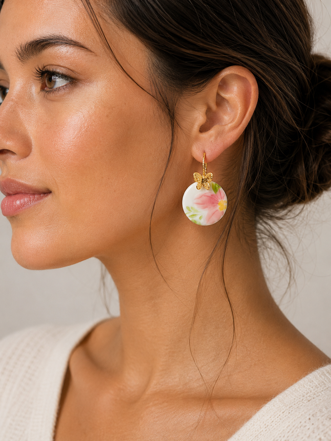 Porcelain Earrings- #18