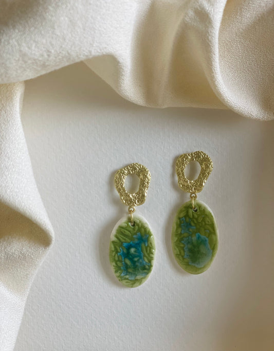 Porcelain Earrings- #03
