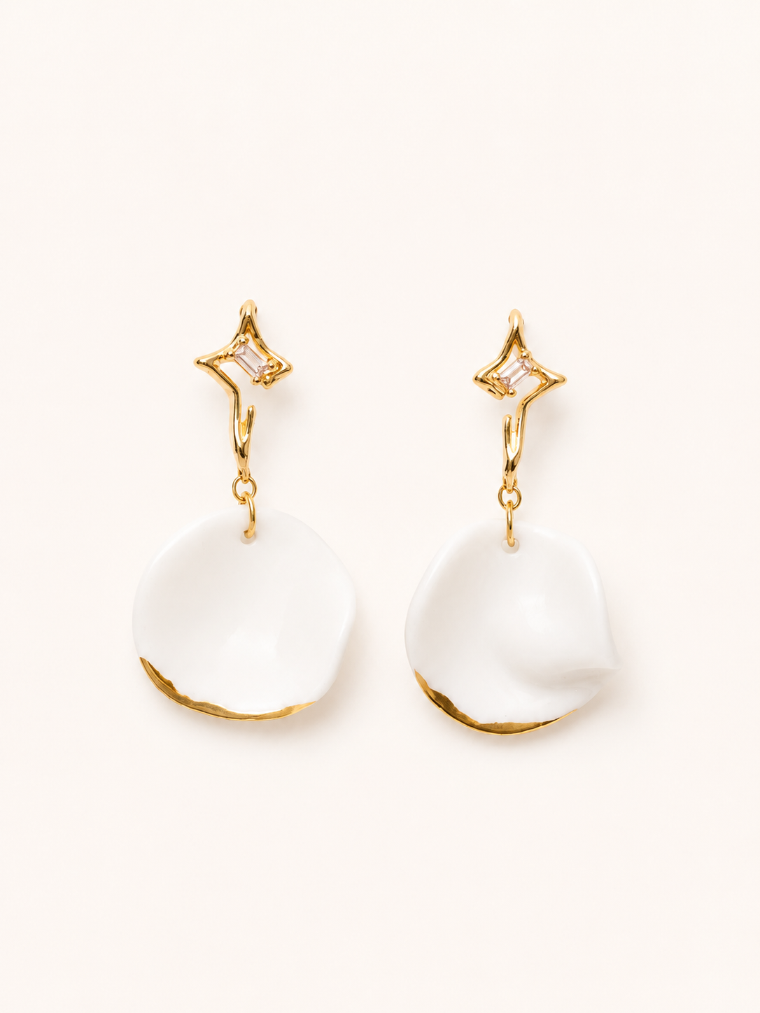 Porcelain Earrings- #17