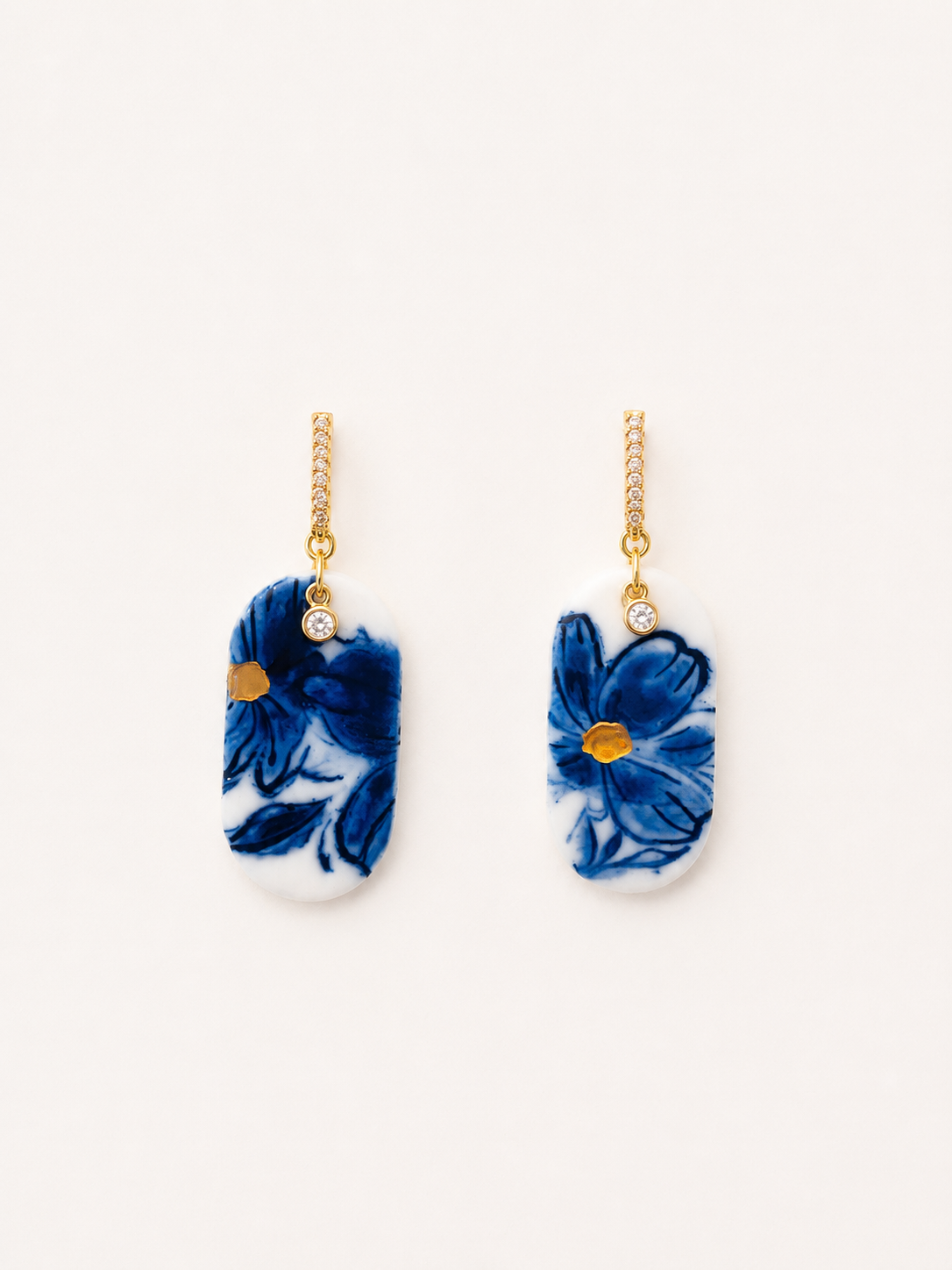 Porcelain Earrings- #21