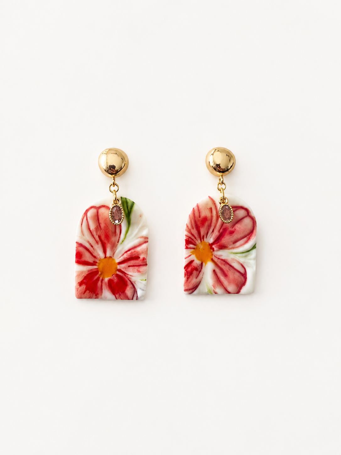 Porcelain Earrings- #19