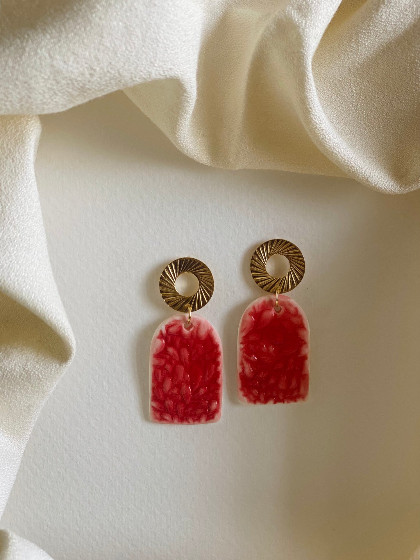 Porcelain Earrings- #05