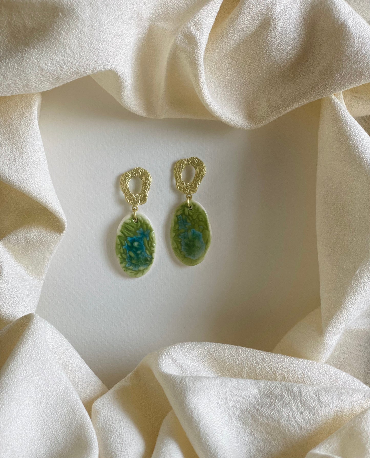 Porcelain Earrings- #03