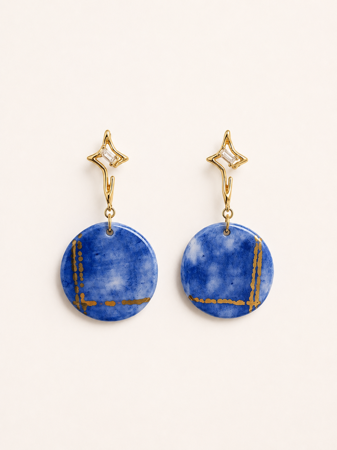 Porcelain Earrings- #16