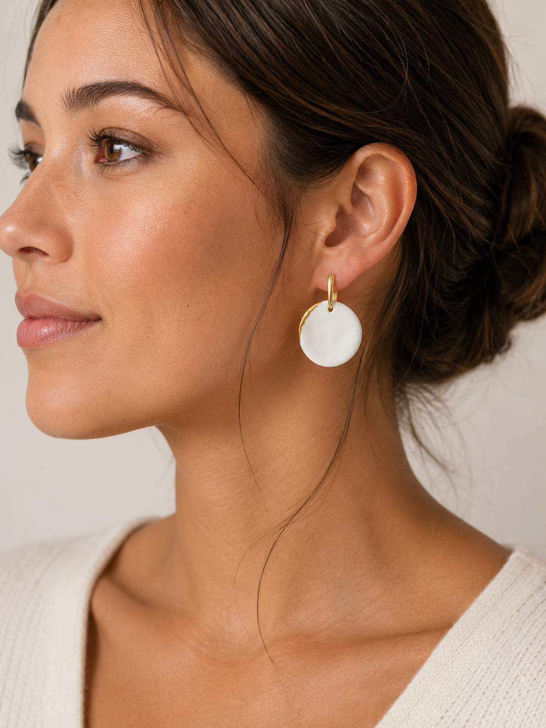 Porcelain Earrings- #15