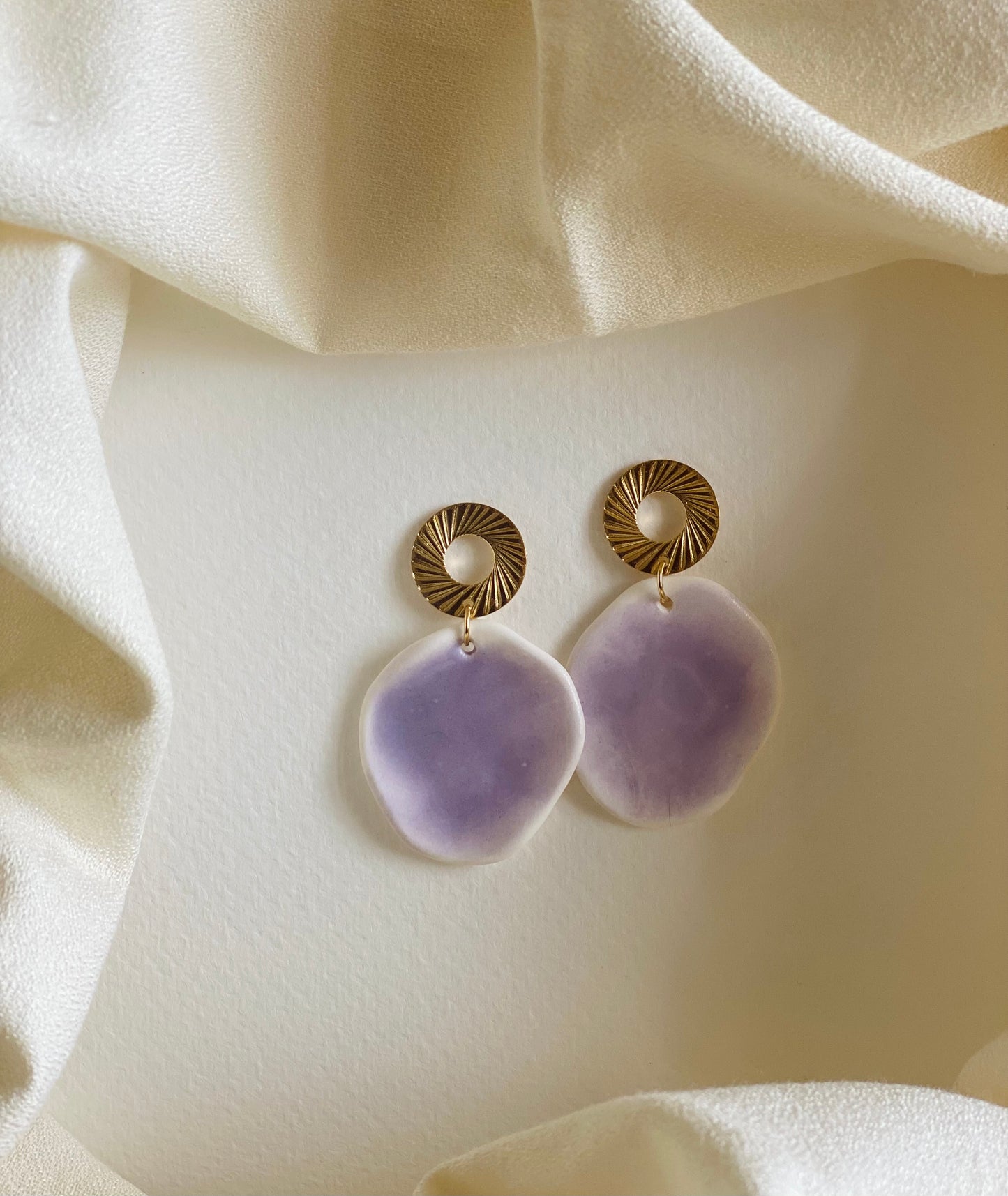 Porcelain Earrings- #06