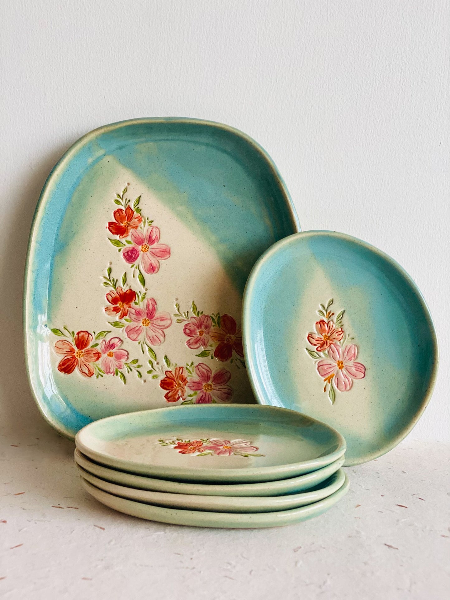 Aqua Bloom Platter