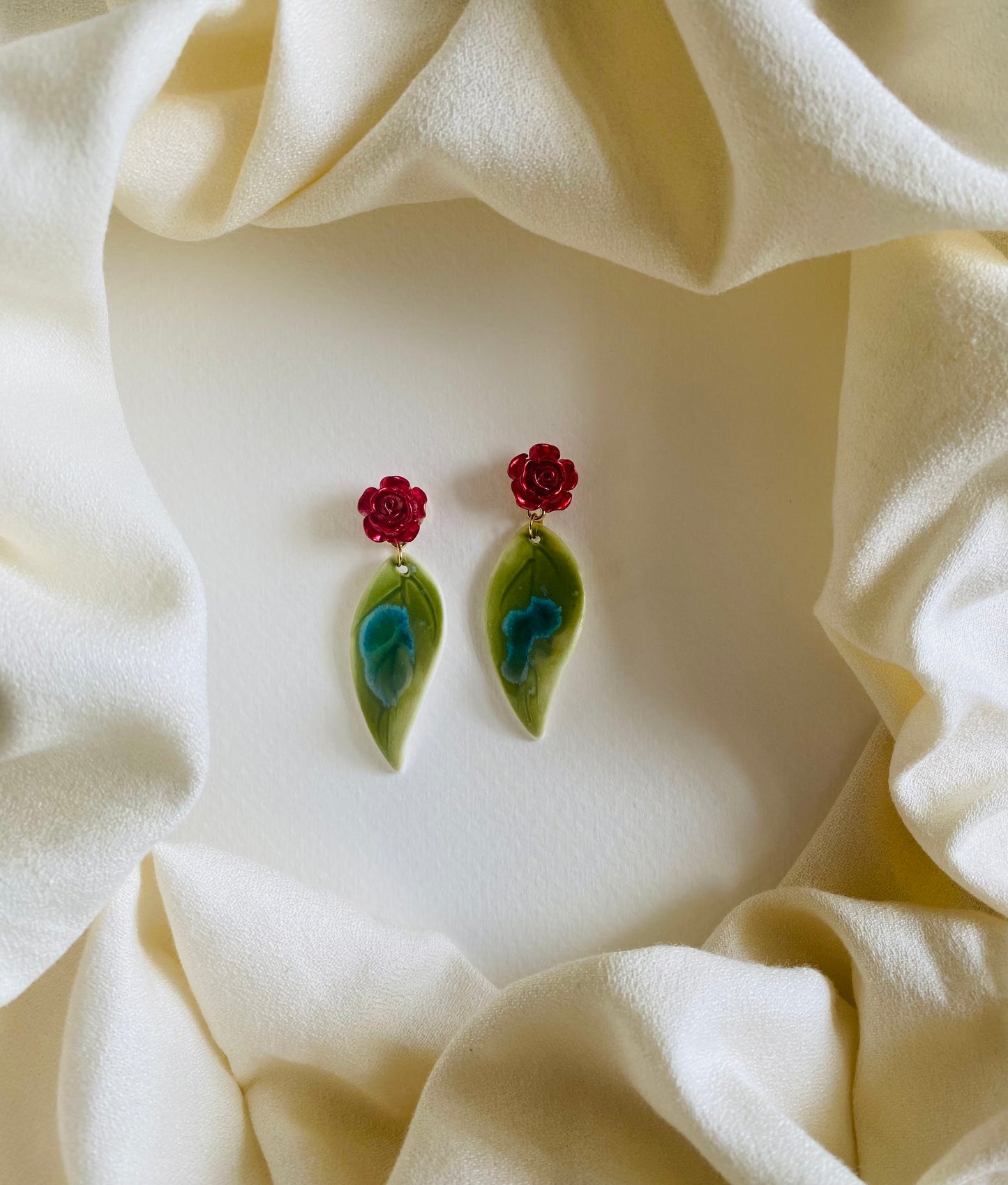 Porcelain Earrings - #07