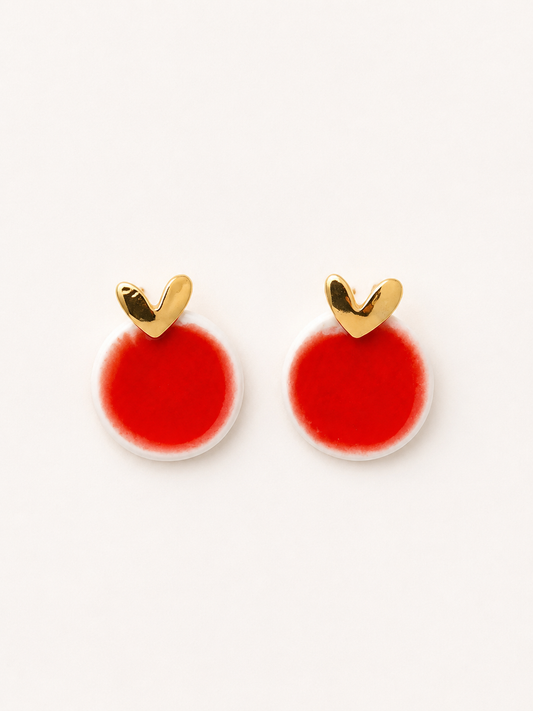 Porcelain Earrings- #23