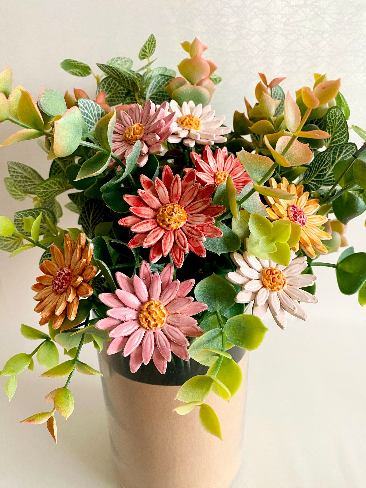 Ceramic Double Daisies