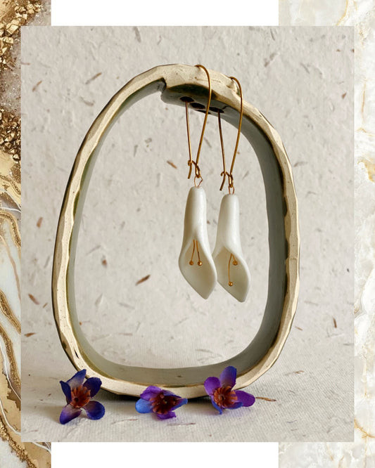 Peace Lily Earrings